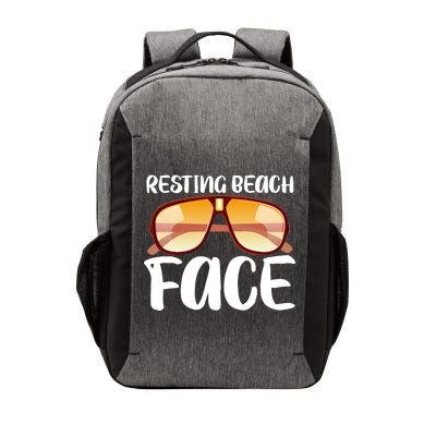 Resting Beach Face Summer Shades Vector Backpack