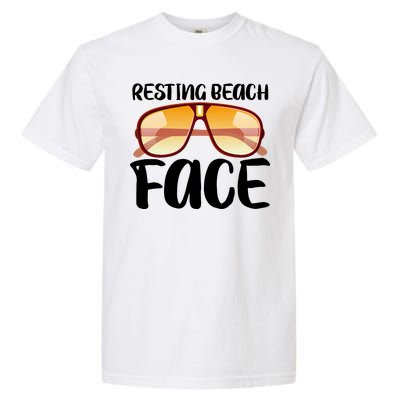 Resting Beach Face Summer Shades Garment-Dyed Heavyweight T-Shirt