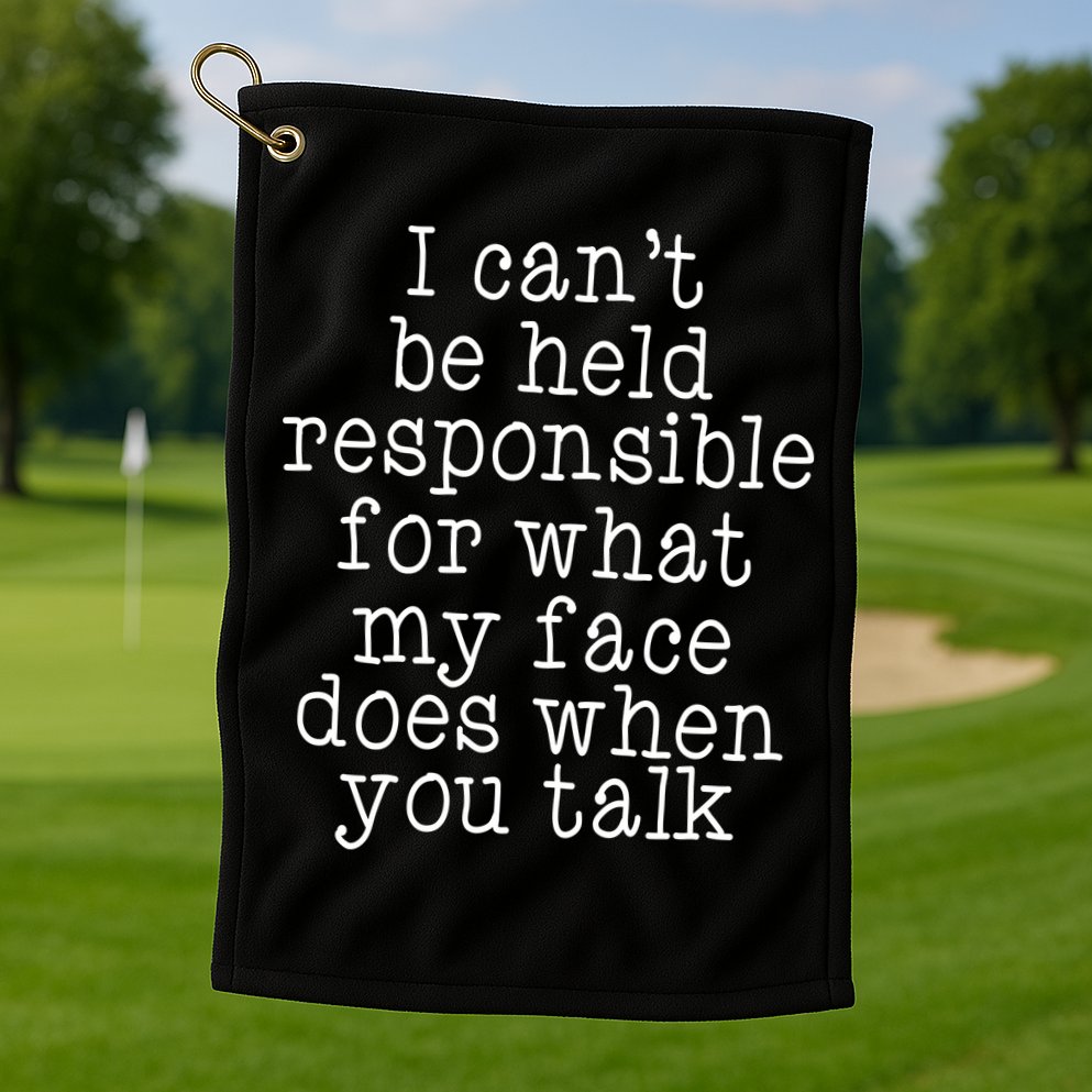 Resting B*tch Face Golf Towel