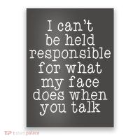Resting B*tch Face Poster