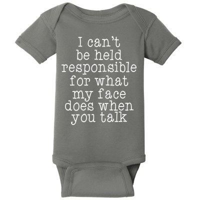 Resting B*tch Face Baby Bodysuit
