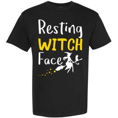 Resting Witch Face Garment-Dyed Heavyweight T-Shirt