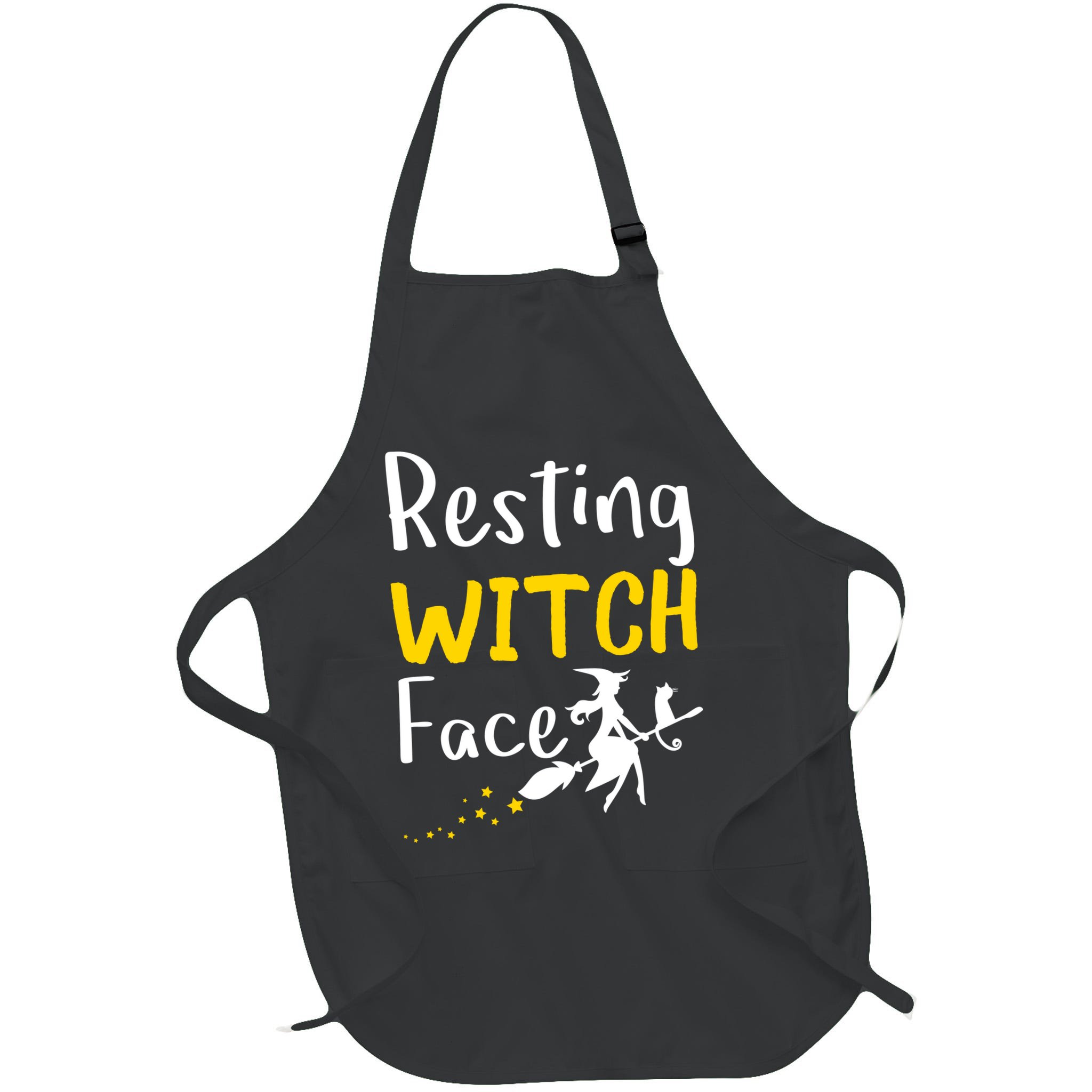 Resting Witch Face Apron