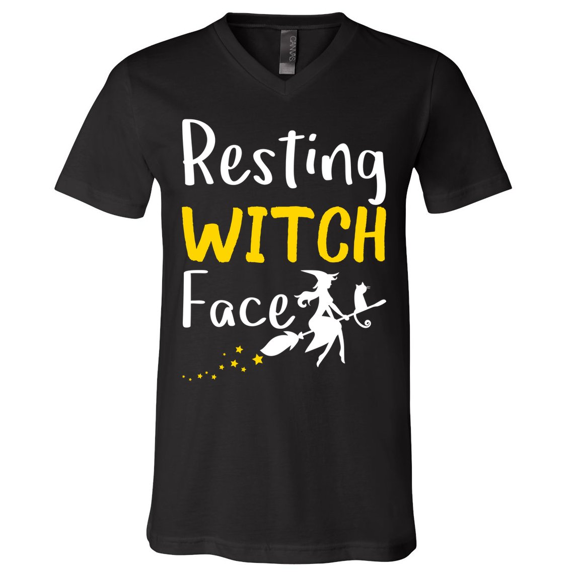 Resting Witch Face V-Neck T-Shirt