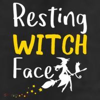 Resting Witch Face 11oz C Handle Ceramic Mug