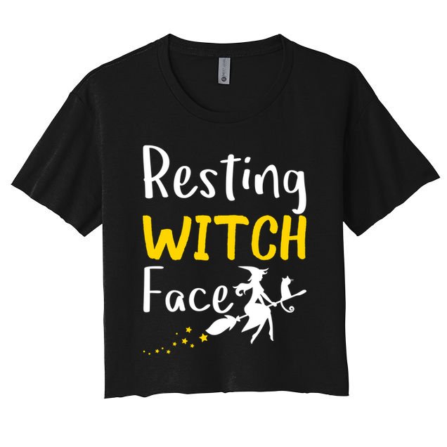 Resting Witch Face Crop Top
