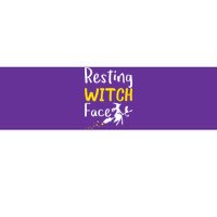 Resting Witch Face Bumper Sticker