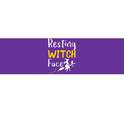 Resting Witch Face Bumper Sticker