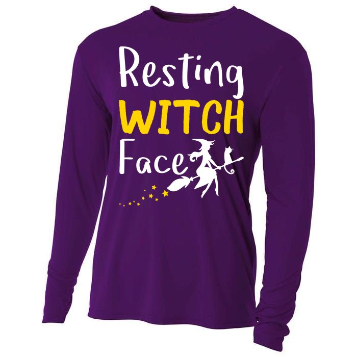 Resting Witch Face Cooling Performance Long Sleeve Crew