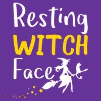 Resting Witch Face Poster