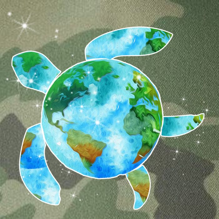 Restore Earth Sea Turtle Art Save The Planet Legacy Tie Dye Trucker Hat