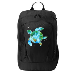 Restore Earth Sea Turtle Art Save The Planet City Backpack