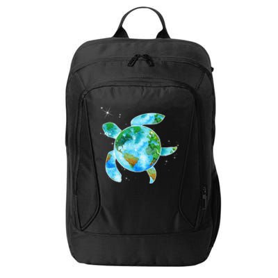 Restore Earth Sea Turtle Art Save The Planet City Backpack