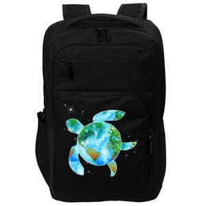 Restore Earth Sea Turtle Art Save The Planet Impact Tech Backpack