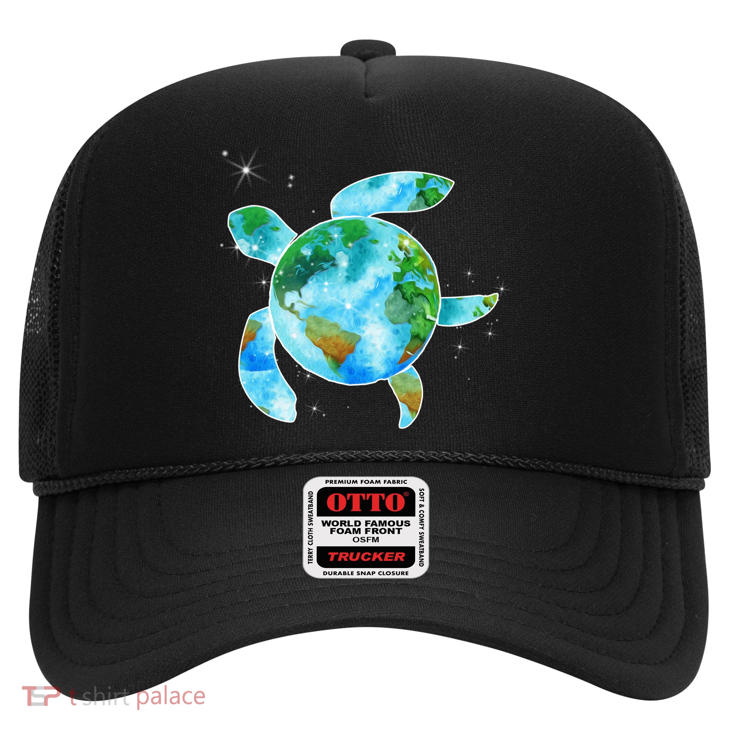 Restore Earth Sea Turtle Art Save The Planet Trucker Hat