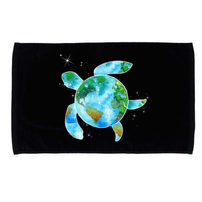 Restore Earth Sea Turtle Art Save The Planet Microfiber Hand Towel