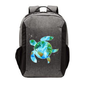 Restore Earth Sea Turtle Art Save The Planet Vector Backpack