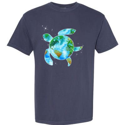 Restore Earth Sea Turtle Art Save The Planet Garment-Dyed Heavyweight T-Shirt