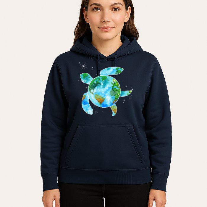 Restore Earth Sea Turtle Art Save The Planet Hoodie