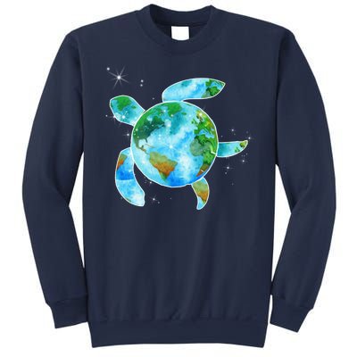 Restore Earth Sea Turtle Art Save The Planet Sweatshirt