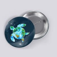 Restore Earth Sea Turtle Art Save The Planet Button