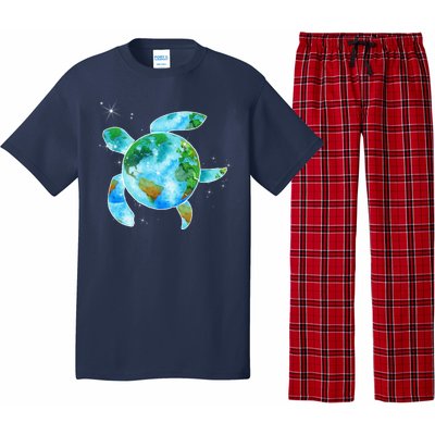 Restore Earth Sea Turtle Art Save The Planet Pajama Set