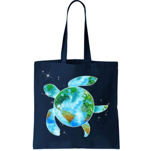 Restore Earth Sea Turtle Art Save The Planet Tote Bag