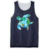 Restore Earth Sea Turtle Art Save The Planet Mesh Reversible Basketball Jersey Tank