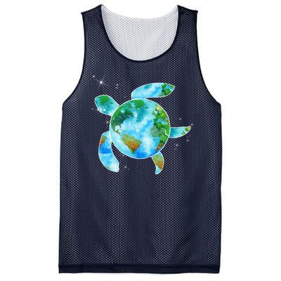 Restore Earth Sea Turtle Art Save The Planet Mesh Reversible Basketball Jersey Tank