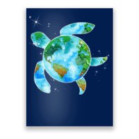 Restore Earth Sea Turtle Art Save The Planet Poster