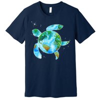 Restore Earth Sea Turtle Art Save The Planet Premium T-Shirt