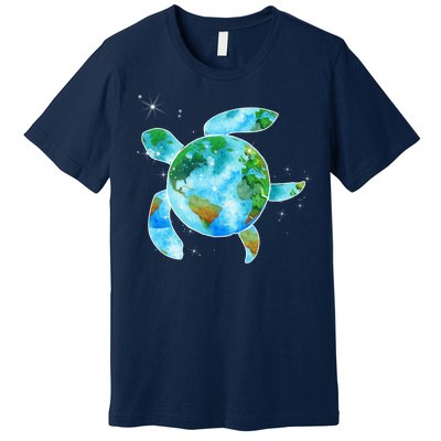 Restore Earth Sea Turtle Art Save The Planet Premium T-Shirt