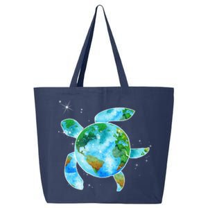 Restore Earth Sea Turtle Art Save The Planet 25L Jumbo Tote