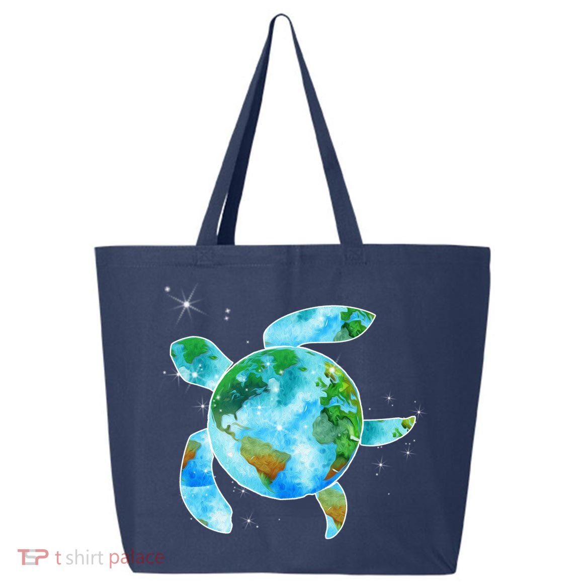 Restore Earth Sea Turtle Art Save The Planet 25L Jumbo Tote