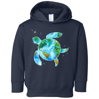 Restore Earth Sea Turtle Art Save The Planet Toddler Hoodie
