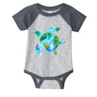 Restore Earth Sea Turtle Art Save The Planet Infant Baby Jersey Bodysuit