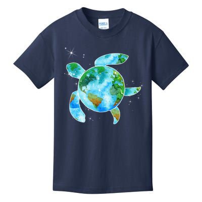 Restore Earth Sea Turtle Art Save The Planet Kids T-Shirt