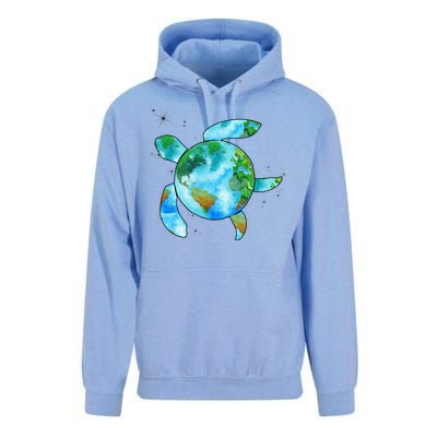 Restore Earth Sea Turtle Art Save The Planet Unisex Surf Hoodie