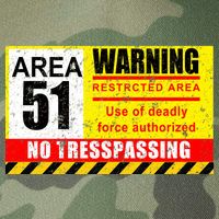 Restricted Area 51 No Trespassing Funny Legacy Tie Dye Trucker Hat