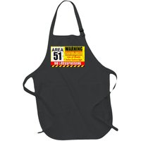 Restricted Area 51 No Trespassing Funny Full-Length Apron With Pockets