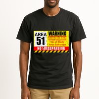 Restricted Area 51 No Trespassing Funny Tall T-Shirt