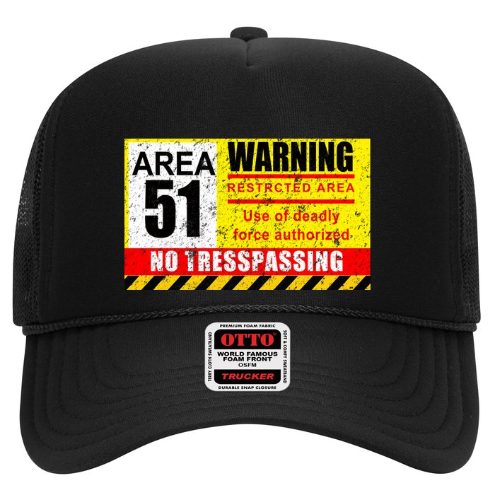 Restricted Area 51 No Trespassing Funny Hat