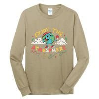 Retro Enjoy The Atmosphere Funny Earth Day Tall Long Sleeve T-Shirt