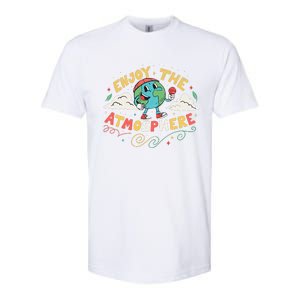 Retro Enjoy The Atmosphere Funny Earth Day Softstyle CVC T-Shirt