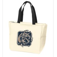 Raccoon Evil Third Eye Witchy Halloween Goth Racoon Zip Tote Bag