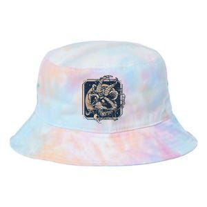 Raccoon Evil Third Eye Witchy Halloween Goth Racoon Tie Dye Newport Bucket Hat