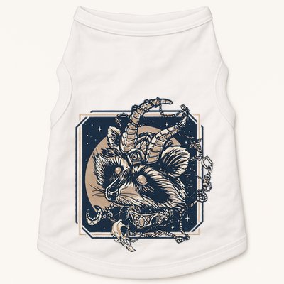 Raccoon Evil Third Eye Witchy Halloween Goth Racoon Doggie Tank