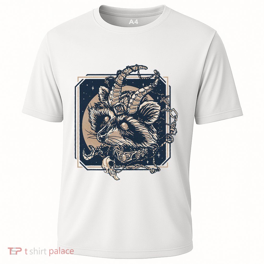 Raccoon Evil Third Eye Witchy Halloween Goth Racoon Performance Shirt