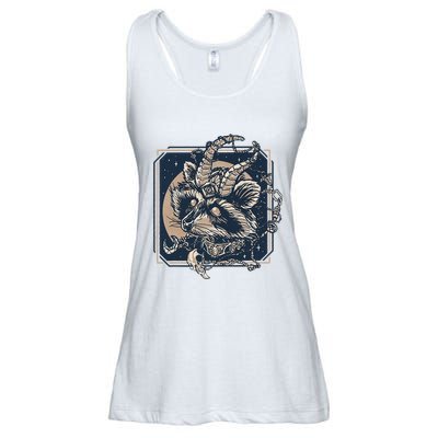 Raccoon Evil Third Eye Witchy Halloween Goth Racoon Ladies Essential Flowy Tank