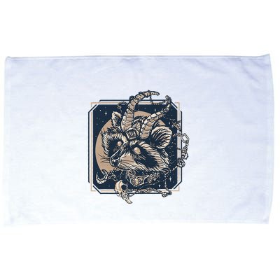 Raccoon Evil Third Eye Witchy Halloween Goth Racoon Microfiber Hand Towel